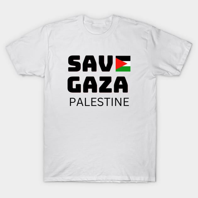 Save Gaza T-Shirt by mkhriesat